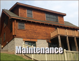  Bath County, Kentucky Log Home Maintenance