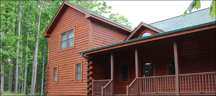 Log Home Staining in Bath County, Kentucky
