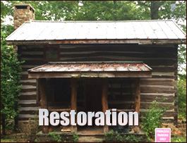 Historic Log Cabin Restoration  Bath County, Kentucky